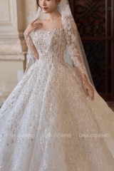 Váy Cưới Đính Đá Cao Cấp CD38