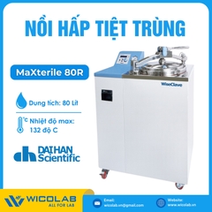 Nồi Hấp Ướt Tiệt Trùng Daihan MaXterile 80R | 80 Lít- Có máy in nhiệt
