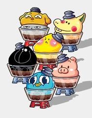 Mô hình Blind Box Art toy collection “Tiệm Cà phê sữa đá” - Made In Viet Nam