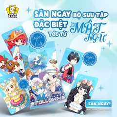 Card bo góc Lớp học mật ngữ #Followme: pack 5 thẻ