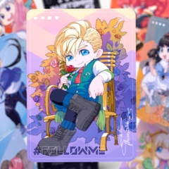 Card bo góc Lớp học mật ngữ #Followme: pack 5 thẻ