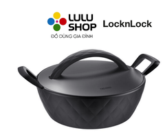 GTH3242-IH - Nồi thấp Lock&Lock Salon 2 tay cầm 24cm (Có thể sử dụng bếp từ ) - Màu đen