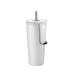 LHC4268WHT - Bình giữ nhiệt có ống hút LocknLock Bucket Tumbler with Straw - Màu trắng