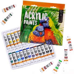 Màu Acrylic Mont Marte Bộ 24 màu Tuýp 12ml