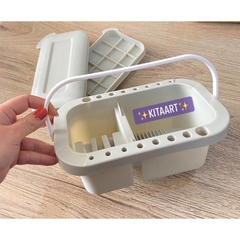 Xô rửa cọ chuyên dụng Maries (xám) Montmarte (xanh) Miya gấp (xanh)