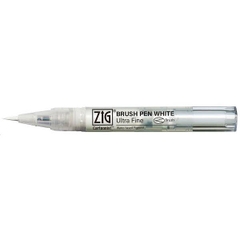 Bút mực trắng KURETAKE ZIG Cartoonist Brush Pen White Ultra Fine