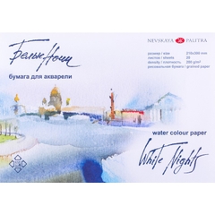 Giấy vẽ màu nước White nights A5 A4 A3 Nga