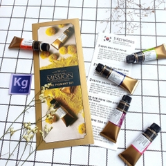 Bộ 24 34 36 7ml 15ml Màu nước Mijello Mission Gold Hàn Quốc