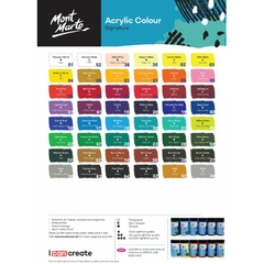 Màu vẽ Acylic Mont Marte 300ml vẽ vải vẽ tường gốm sứ giấy P2