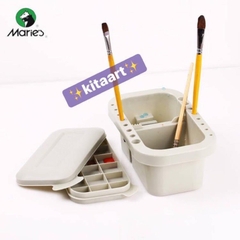 Xô rửa cọ chuyên dụng Maries (xám) Montmarte (xanh) Miya gấp (xanh)