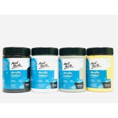 Màu vẽ Acylic Mont Marte 300ml vẽ vải vẽ tường gốm sứ giấy