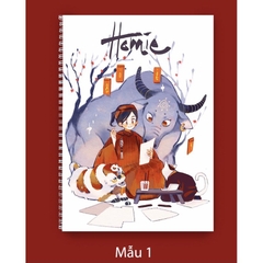 Giấy vẽ màu nước hãng Nabii AQUA Fat 300gsm sổ vẽ A4 A5 IMASketchbook 32t 160gsm