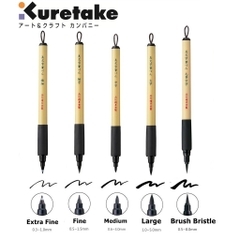 Bút lông Kuretake Bimoji Fudepen Extra Fine