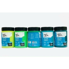 Màu vẽ Acylic Mont Marte 300ml vẽ vải vẽ tường gốm sứ giấy P2