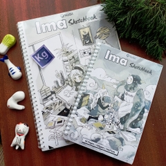 Giấy vẽ màu nước hãng Nabii AQUA Fat 300gsm sổ vẽ A4 A5 IMASketchbook 32t 160gsm