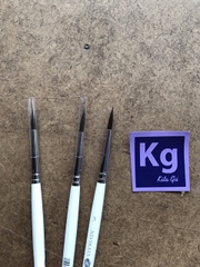 Cọ vẽ lông chồn Kolinsky lông sóc cao cấp Nevskaya palitra Nga vẽ màu nước acrylic sơn dầu vẽ nail (hãng Whitenights)