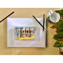 Acrylic Mont Marte bộ 50ml 4 màu nhũ