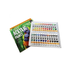 Màu Acrylic Mont Marte Bộ 24 màu Tuýp 12ml