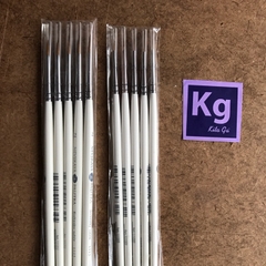 Cọ vẽ lông chồn Kolinsky lông sóc cao cấp Nevskaya palitra Nga vẽ màu nước acrylic sơn dầu vẽ nail (hãng Whitenights)