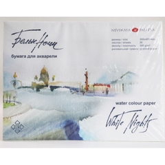 Giấy vẽ màu nước White nights A5 A4 A3 Nga