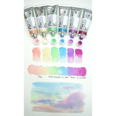 SET 6 Tuýp 15ml màu nước Shinhan PWC Extra Fine