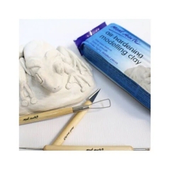 Đất sét tự khô và dụng cụ làm đất sét Mont Marte