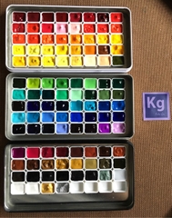 108 full mã màu nước Holbein hạng họa sĩ chuyên nghiệp Pocket Holbein Nhật Bản tuỳ chọn