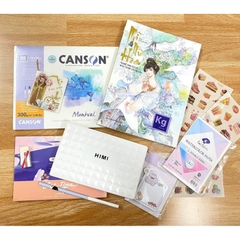 ❄❄Quân Tử Hoa- Mỹ Nữ Hoa - Nghệ thuật vẽ màu nước cổ trang ❄❄