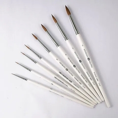 Cọ vẽ lông chồn Kolinsky lông sóc cao cấp Nevskaya palitra Nga vẽ màu nước acrylic sơn dầu vẽ nail (hãng Whitenights)