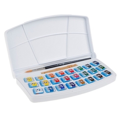 Set màu nước nén Vangogh hãng Royal Talens 12 nhũ 15 24 36 màu