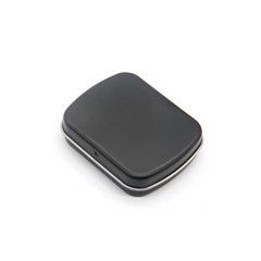 Hộp thiếc mini nhỏ Trắng Đen hoạ tiết đựng pan màu đựng đồ đa năng