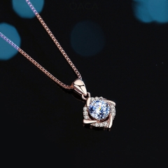 Dây chuyền bạc HANAL đá Moissanite