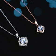 Dây chuyền bạc HANAL đá Moissanite