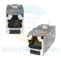 CJS6X88TGY / Mô-đun Giắc Cắm Có Vỏ Bọc Panduit RJ45 - Cat 6A TG - Đen