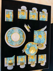 Bộ Ấm Chén VS Sứ Xương Hoàng Gia Cao Cấp