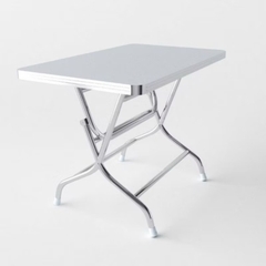 Bàn inox  DELI qui phúc  inox 201 ( hình chữ nhật)