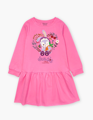 Váy bé gái mùa thu tay dài Thỏ Stella