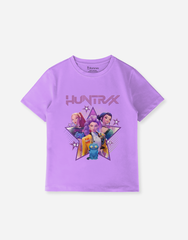 Áo thun bé gái Huntrix Bomines