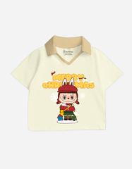 Áo bé gái croptop Labubu