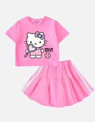 Set váy bé gái Hello Kitty Bomines