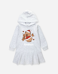 Váy bé gái Capybara nỉ da cá