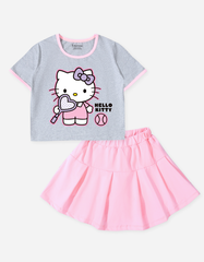 Set váy bé gái Hello Kitty Bomines