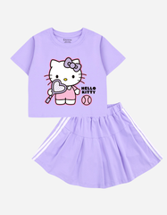 Set váy bé gái Hello Kitty Bomines