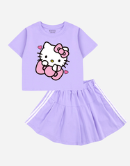 Set váy bé gái Hello Kitty Bomines