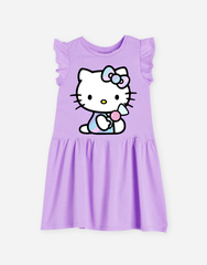 Váy bé gái Hello Kitty tay bèo
