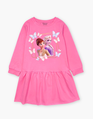 Váy bé gái mùa thu tay dài Elsa