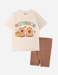 Đồ bộ bé gái Capybara Bomines