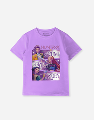 Áo thun bé gái Huntrix Bomines