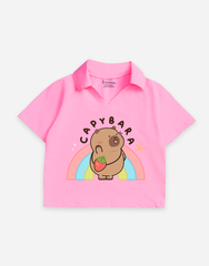 Áo bé gái Capybara