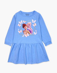 Váy bé gái mùa thu tay dài Elsa